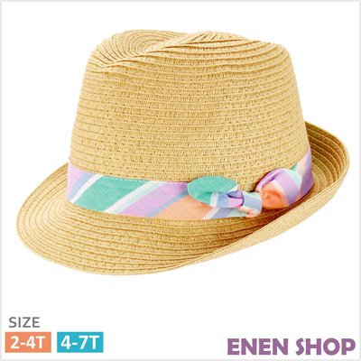 『Enen Shop』@OshKosh Bgosh 美麗彩虹款編織草帽 #2G857310｜2T-4T/4T-7T
