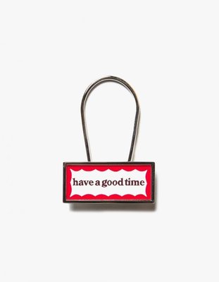 【吉米.tw】韓國代購 HAVE A GOOD TIME Side Frame Keychain LOGO 鑰匙圈