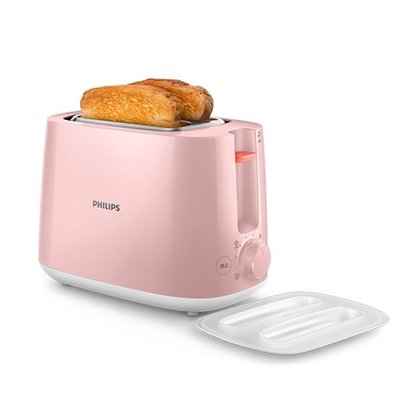 【大頭峰電器】PHILIPS飛利浦 電子式智慧型烤麵包機HD2584/52(瑰蜜粉)