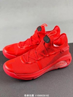 Under Armour Curry 6 Ua“Red Rage”大紅 經典 喜慶 慢跑鞋 3020612-603 男鞋