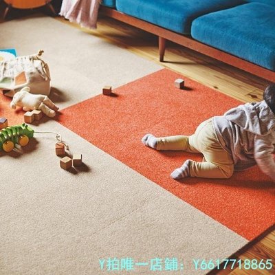 特賣-地毯日本東理TOLI兒童寵物拼接地毯方塊客廳臥室滿鋪全鋪進口家用地墊