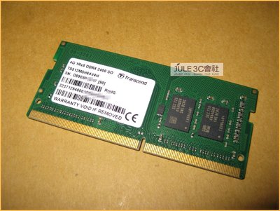 JULE 3C會社-正 創見 DDR4 2400 4GB 4G TS512MSH64V4H/終保/NB/筆記型 記憶體