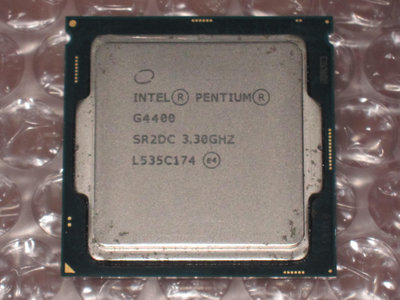 售:Intel Pentium G4400 3.3G  14nm LGA1151腳位 雙核心 CPU (良品)