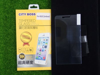 柒 CITY BOSS ASUS A500CG ZenFone5 保貼 鋼化玻璃 T00F CB亮面半版滿膠
