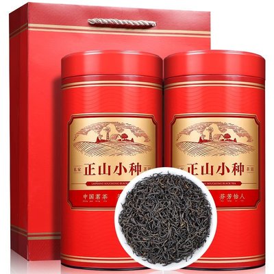 【紅茶】正山小種紅茶 紅茶葉正宗濃香型2021新茶福建罐裝送禮茶葉 福鼎茶莊