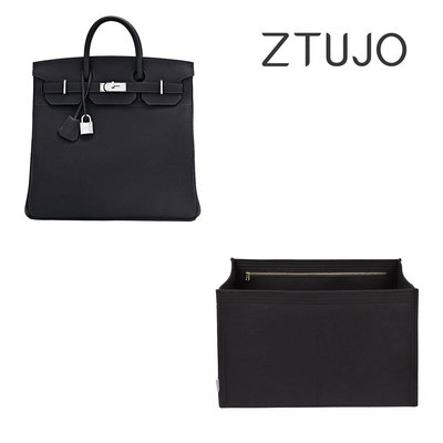 內袋 包枕 包撐 【ZTUJO】適用于愛馬仕Hac 40內膽包英國進口毛氈整理收納內襯包