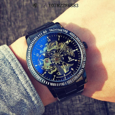 手錶阿帕奇ik手表男全自動機械表防水夜光鏤空韓版時尚潮流款學生男表機械手錶