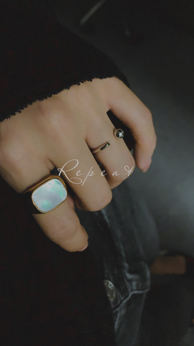 CINCO 葡萄牙精品 Maria clara ring 925純銀戒指 圓球C型戒指