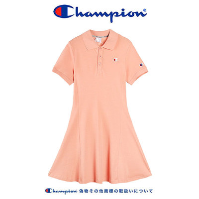 Champion冠軍裙子女短袖純棉Polo領，收腹顯瘦運動裙，網球連衣裙 洋裝 連身裙 永不退流行❤️