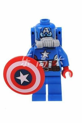 易匯空間 樂高 LEGO sh228 超級英雄 美國隊長 太空版人仔含盾牌背包 76049LG1070