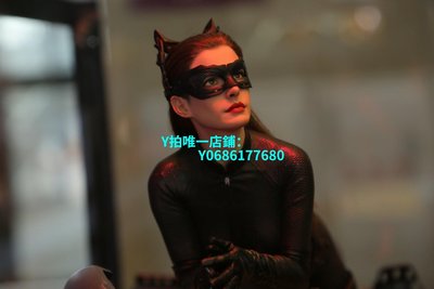 現貨YYGK蝙蝠俠貓女雕像手辦模型植發全身雕像安妮海瑟薇qs貓女模型 可開發票