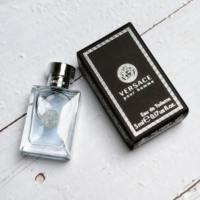 【花花小鋪】VERSACE POUR HOMME 凡賽斯 經典 男性淡 5ML 小香