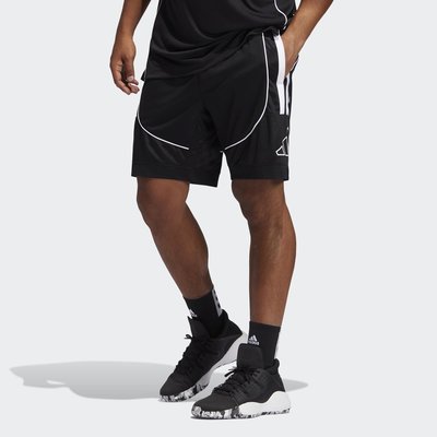 限時特價 南🔥2022 10月 ADIDAS 運動短褲 籃球褲 吸濕排汗 透氣 口袋 男款 黑 GL0476