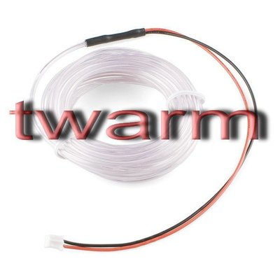 《德源科技》d)現貨＊Sparkfun原廠 EL Wire冷光發光條3m - White白色 (COM-10197)