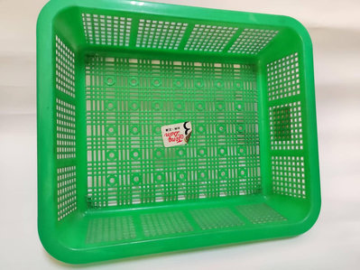 公文籃 深盆 塑膠盆 洗菜籃 塑膠籃 深皿 玩具籃 瀝水籃 收納籃 整理收納均好用 二手品  尺寸27*23*6.5cm