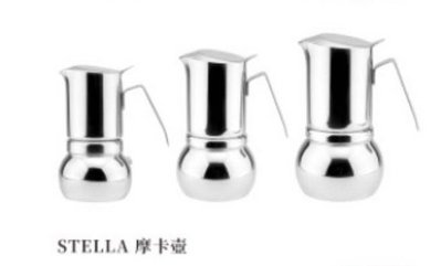 南美龐老爹咖啡 喬尼亞 JUNIOR STELLA 經典摩卡壺 台灣製造 厚版不銹鋼 義大利洩壓閥 4人份 約120ML