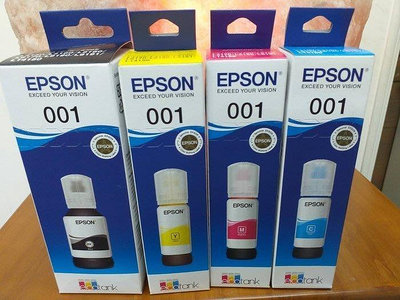 4色組EPSON 001/T03Y-T03Y100黑+T03Y200藍+T03Y300紅+T03Y400黃原廠L4160 L4260 L6170 L6190