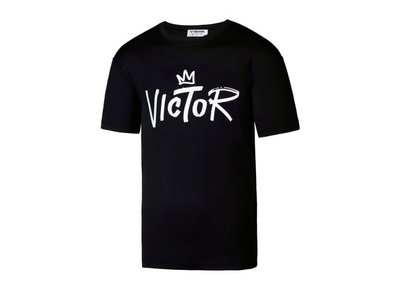 (羽球世家) 勝利 羽球衣 VICTOR 皇冠街頭塗鴉 T-Shirt T-20048 中性 LOGO 短袖T恤 排汗衣