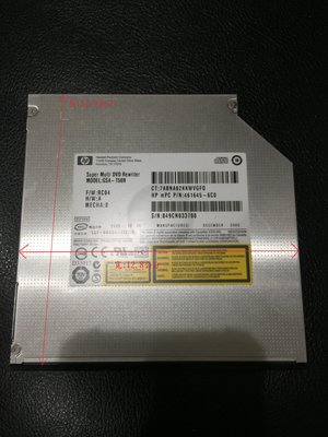 內接DVD燒錄機SATA(薄型高13mm,面板高13.5mm)長:12.9cm 寬:12.8cm