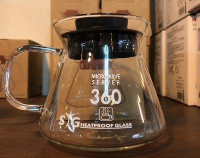 ==老棧咖啡==SYG 台玻耐熱玻璃壺 360ml 玻璃把手 T-HB360A 咖啡壺 花茶壺 質感優良 刻度 台灣製造