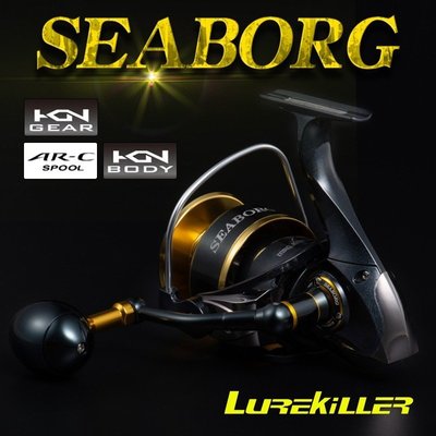 Lurekiller全金屬鐵板輪紡車輪SEABORG海釣輪船釣輪3000H-12000H