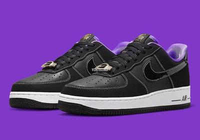 Nike Air Force 1“World Champ”黑白紫 金腰帶 冠軍 經典男子滑板鞋dr9866-001