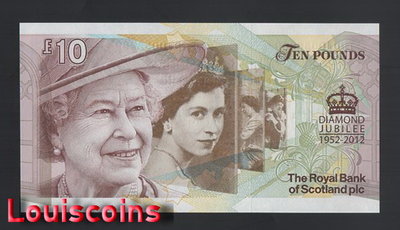 【Louis Coins】B1884-SCOTLAND-2000蘇格蘭紀念紙幣-10 Pounds Sterling
