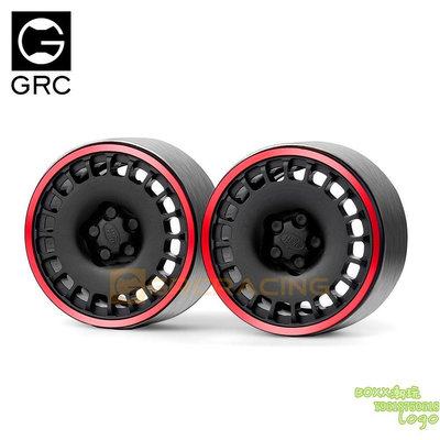 BOxx潮玩~GRC 1.9寸 2.2寸鋁合金輪轂G11紅圈 仿真攀爬車夾胎衛士奔馳G模型