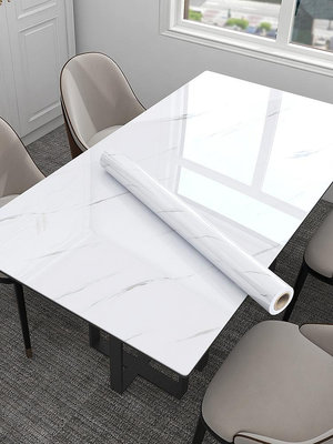 壁貼 貼紙 無痕壁貼白色桌面貼紙桌布自粘防水防油舊桌子書桌餐桌茶幾桌貼墊家具翻新