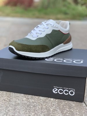 ECCO爱步  新款運動戶外休閒鞋秋季潮鞋男高爾夫健步鞋