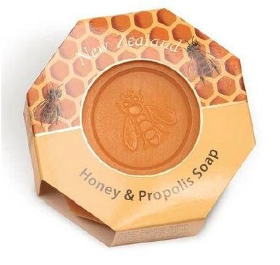 紐西蘭 Parrs Honey and Propolis Soap蜂蜜+蜂膠雙面潤膚皂140g (5件套裝)