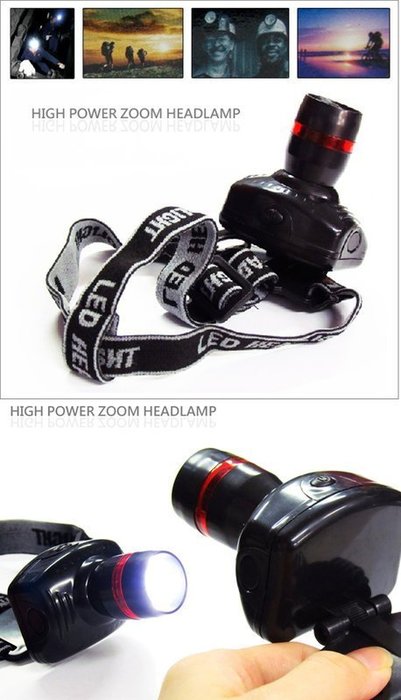 high power zoom headlamp tk27