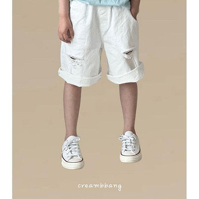 S~XL ♥褲子(IVORY) CREAM BBANG-2 24夏季 CBG240528-005『韓爸有衣正韓國童裝』~預購