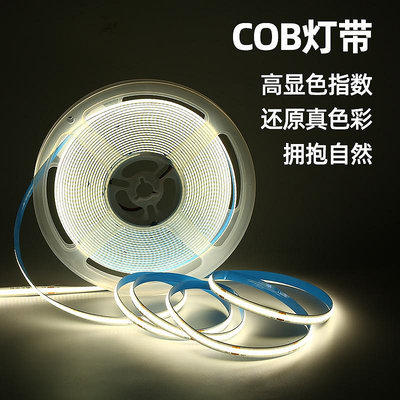 三色燈帶COB米家智能語音調光遙控LED自粘中山家裝吊頂雙色溫燈條
