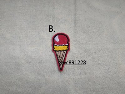 冰淇淋布貼、裝飾貼布、衣服補丁、燙貼布、手作材料--B1010(B)