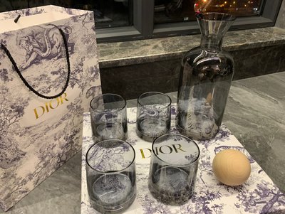 Dior迪奧家居系列 水杯水壺套裝