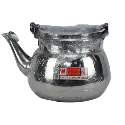 賓士笛音茶壺(6L) ☑正304#不鏽鋼 茶壺煮開水推薦【嘉順Housewell】