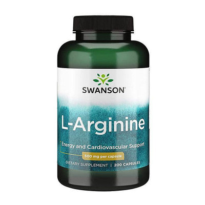 斯旺森左旋精氨酸500mg高單位200粒美商SWANSON L-Arginine