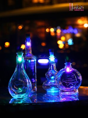 浪漫LED燈光效果防滑線條酒瓶塞氣氛燈