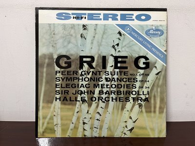 晨雨黑膠【古典】美版Mercury FR彩背, Grieg – Peer Gynt Suite: Barbirolli