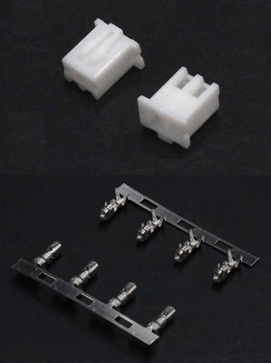 XH2.54接插件端子 2.54mm白色連接器膠殻端子2P*5套