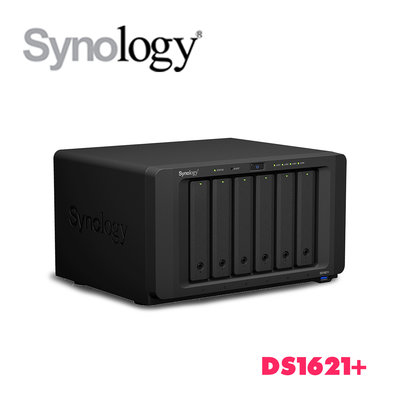「阿秒市集」免運 Synology 群暉 DS1621+ 6Bay NAS 四核 4G ECC 網路儲存伺服器