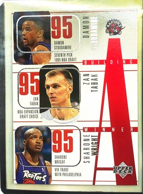NBA老卡 96 upper deck team card #161(Raptors)