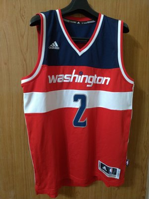 新品 Adidas NBA 華盛頓巫師 John Wall 客場電繡球衣 M號