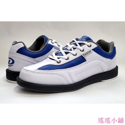 瑤瑤小鋪Dexter DX 白/藍色 保齡球鞋(右手用)