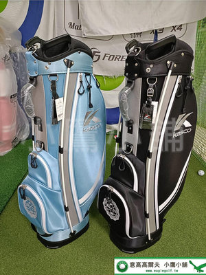 [小鷹小舖] Kasco Golf KST-CB004 高爾夫球桿袋 高爾夫球袋 頂部握把設計 底部穩定 可直立 附原廠帽套、名牌 藍、黑 兩色 '24 NEW