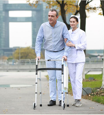 德國老人手推車助步器老年人輕便移步車防摔倒代步車可推可坐學步