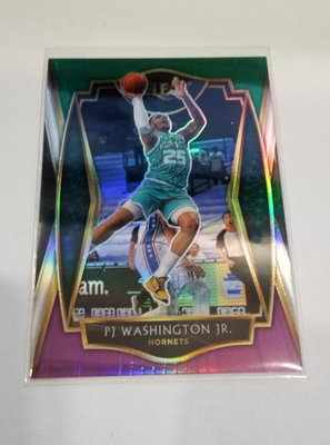 20-21 Select - Green White Purple #165 - PJ Washington Jr.