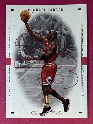 1998-99 Upper Deck SP Authentic #8 Michael Jordan Bulls
