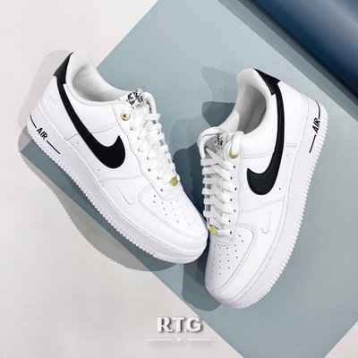 RTG】NIKE AIR FORCE 1 07 PRM 40週年白黑荔枝皮小勾鋼印男女DQ7658